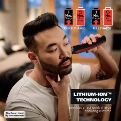Wahl Edge Pro Lithium-Ion Cordless Beard Trimmer with T-Blade17 pc Grooming Kit for Men - 9895