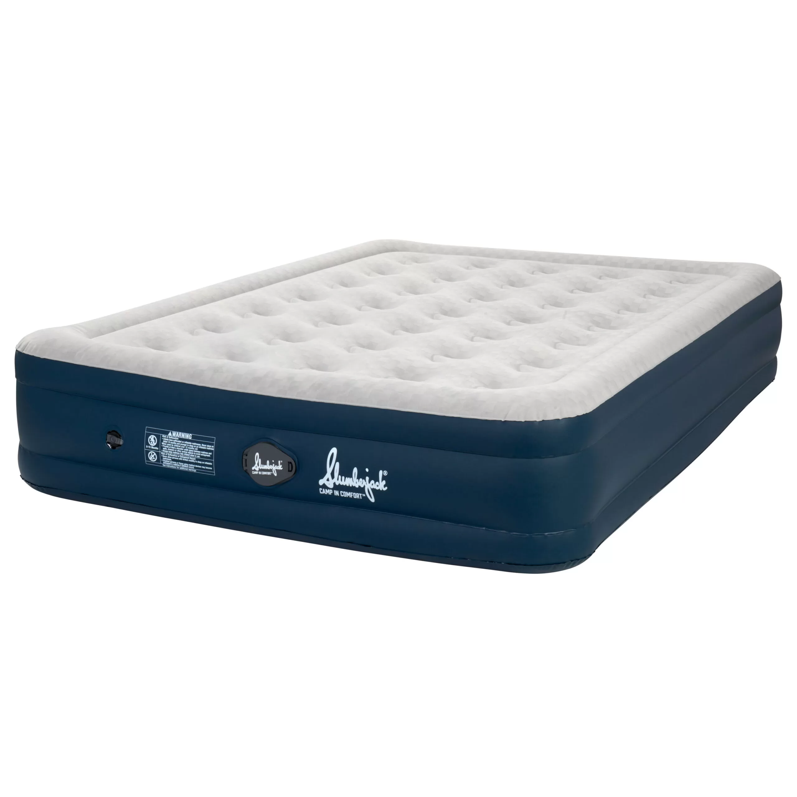 Slumberjack Grand Mesa 15" Air Mattress with Built-in Removeable Pump, Queen