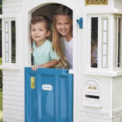Little Tikes Cape Cottage Pretend Playhouse for Kids, Indoor Outdoor, with Working Door and Windows, for Toddlers Ages 2+ Years, Blue