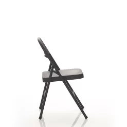 Mainstays Steel Folding Chair (4 Pack), Black