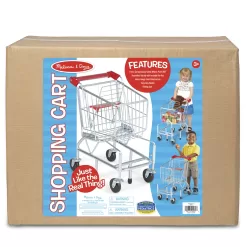 Melissa; Doug Toy Shopping Cart With Sturdy Metal Frame