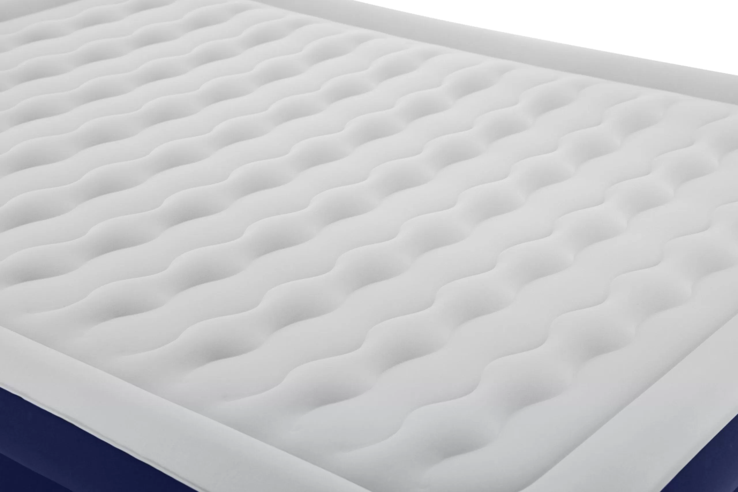 Bestway Tritech 15 in. Multicolor Antimicrobial Coating Air Mattress with Built-in AC Pump, Queen