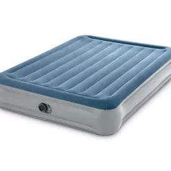 Intex 15" Essential Rest Dura-Beam Airbed Mattress with Internal Pump Included - Queen