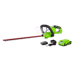 Greenworks 24V 22" Cordless Hedge Trimmer, 2.0Ah Battery and Charger Included