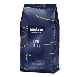 Lavazza Super Crema Whole Bean Coffee Blend, light-Medium Espresso Roast, 2.2 Pound (Pack of 1)