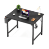 Sweetcrispy Desk- Computer Office Small Desk 32 Inch Writing Study Work Desk Home Office Desks - Black