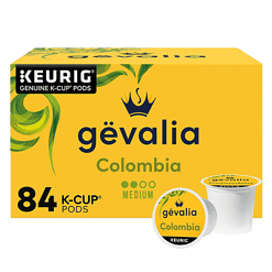 Gevalia Colombia K-Cup Coffee Pods, for a Keto and Low Carb Lifestyle (84 ct Box)