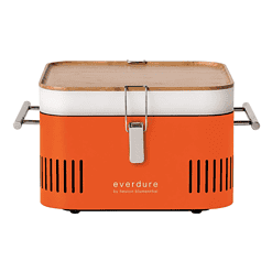 Everdure CUBE Portable Charcoal BBQ Grill - Orange