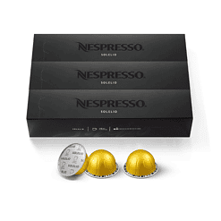 Nespresso Capsules VertuoLine, Solelio, Mild Roast Coffee, Coffee Pods, 7.77 Ounce (VERTUOLINE ONLY), 10 Count (Pack of 3)