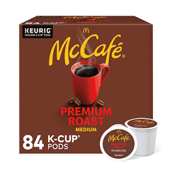 McCafe Premium Medium Roast K-Cup Coffee Pods, Premium Roast, 84 Count For Keurig Brewers