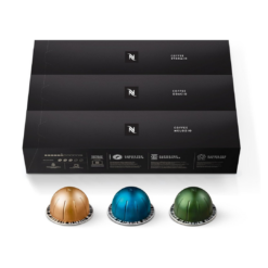 Nespresso Capsules VertuoLine, Medium and Dark Roast Coffee, Variety Pack, Stormio, Odacio, Melozio, 30 Count, Brews 7.77 Fl Oz (Pack of 3)