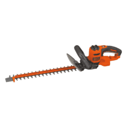 BLACK+DECKER Hedge Trimmer with Saw, 20-Inch, Corded (BEHTS300),Orange