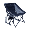 GCI Outdoor Pod Rocker Collapsible Rocking Chair, Indigo Blue