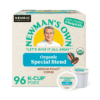 Newman's Own Organics Special Blend Keurig Single-Serve K-Cup Pods, Medium Roast Coffee, 96 Count