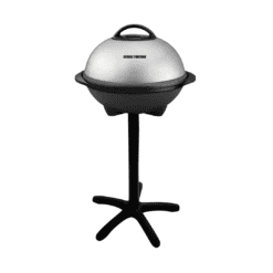George Foreman, Silver, 12+ Servings Upto 15 Indoor/Outdoor Electric Grill, GGR50B, REGULAR