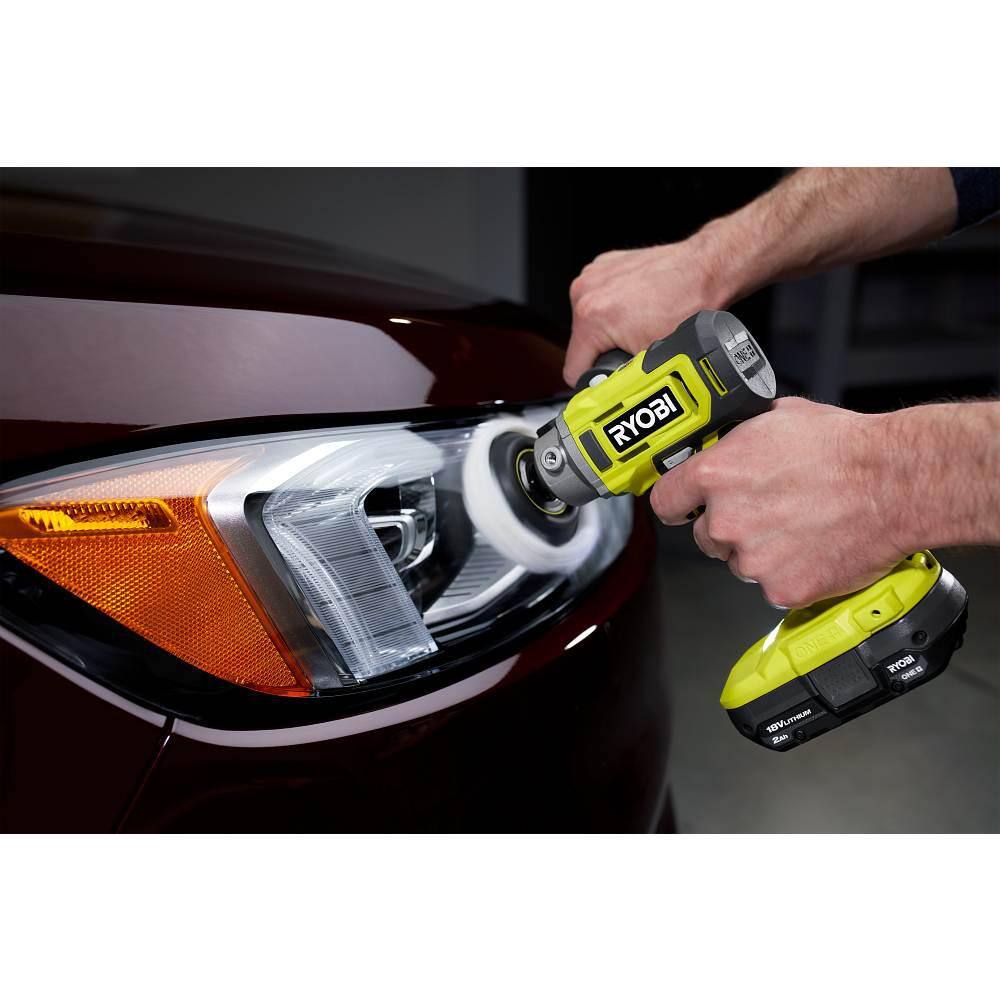 RYOBI ONE 18V Cordless 3 in. Variable Speed Detail Polisher/Sander Tool Only PBF102B PBF102B - Image 7