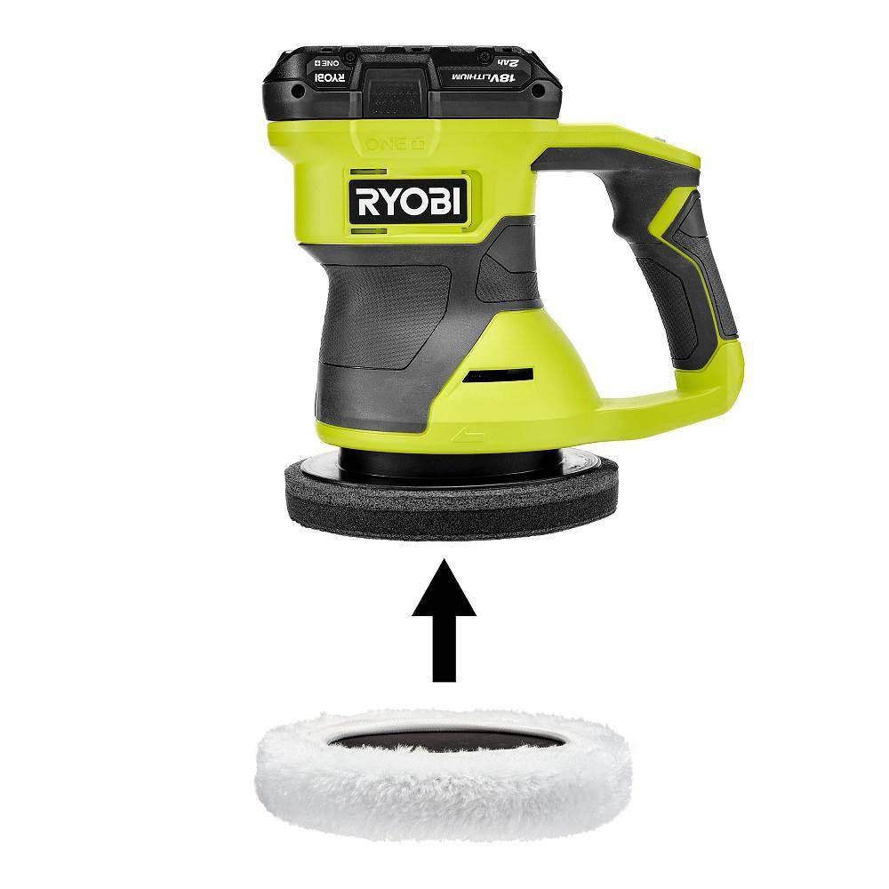 RYOBI ONE+ 18V Cordless 6 in. Two Speed Random Orbit Buffer (Tool Only) - Image 9