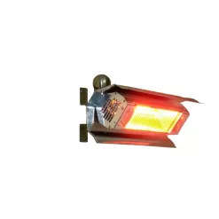 Well Traveled Living 5118-BTU 110-Volt Silver Stainless Steel Electric Patio Heater