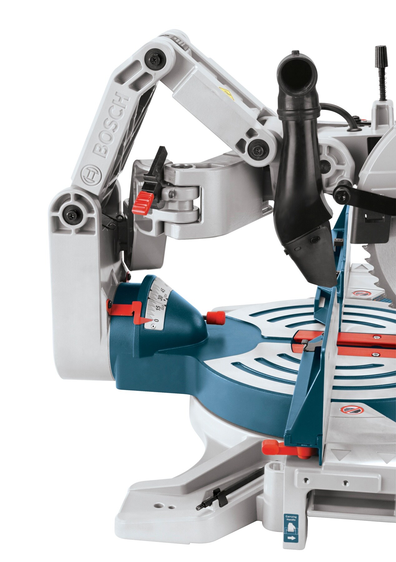 Bosch GCM12SD 15 Amp 12 in. Corded Dual-Bevel Sliding Glide Miter Saw with 60 Tooth Saw Blade - Image 7