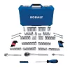 Kobalt 154-Piece Standard (SAE) and Metric Polished Chrome Mechanics Tool Set with Hard Case