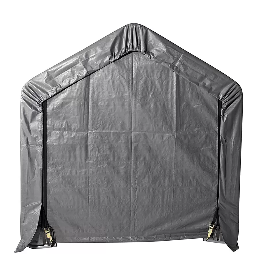 ShelterLogic 6-ft x 6-ft Canopy Storage Galvanized Steel Storage Shed
