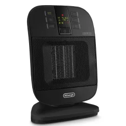 DeLonghi Up to 1500-Watt Ceramic Compact Personal Indoor Electric Space Heater with Thermostat