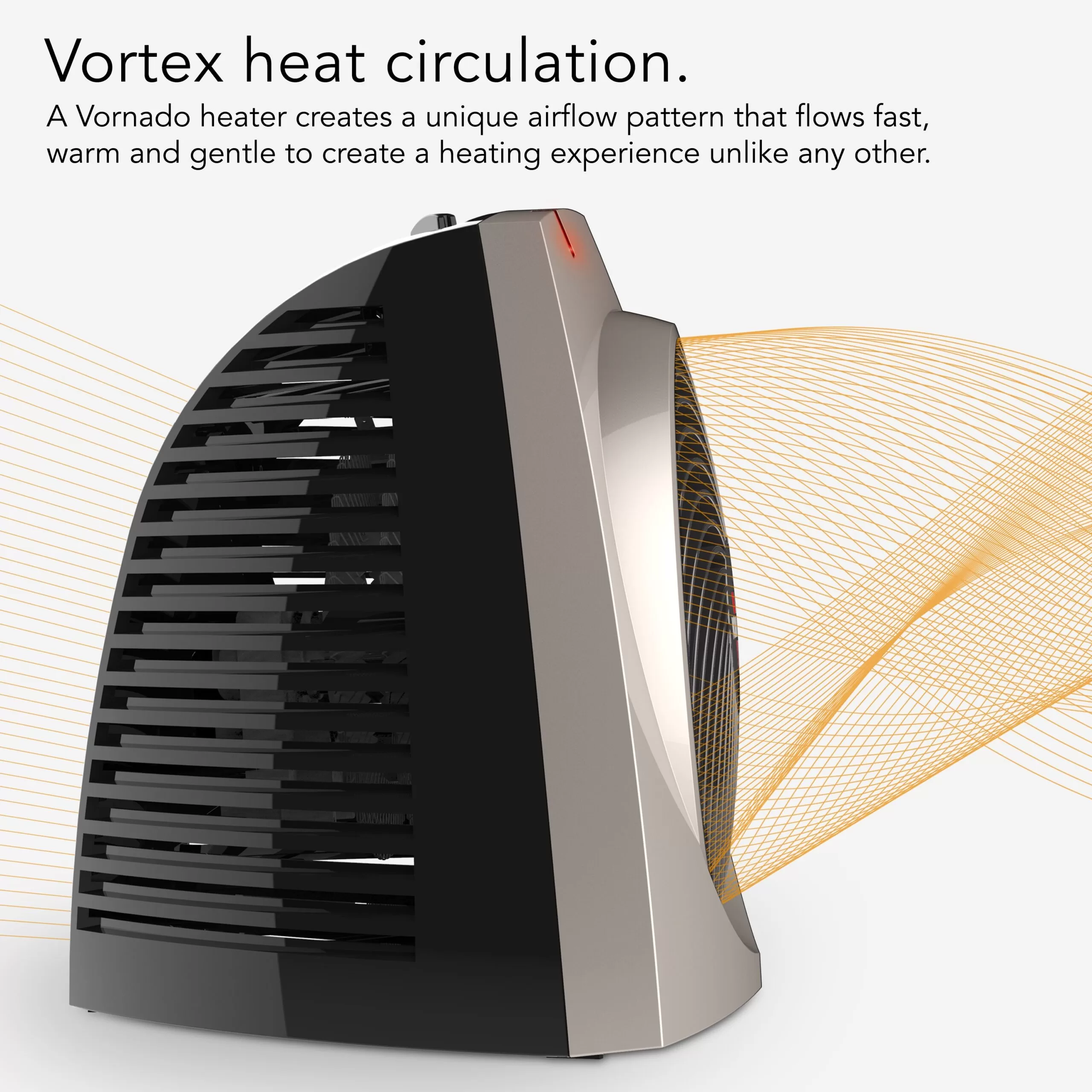 Vornado Up to 1500-Watt Fan Utility Indoor Electric Space Heater with Thermostat