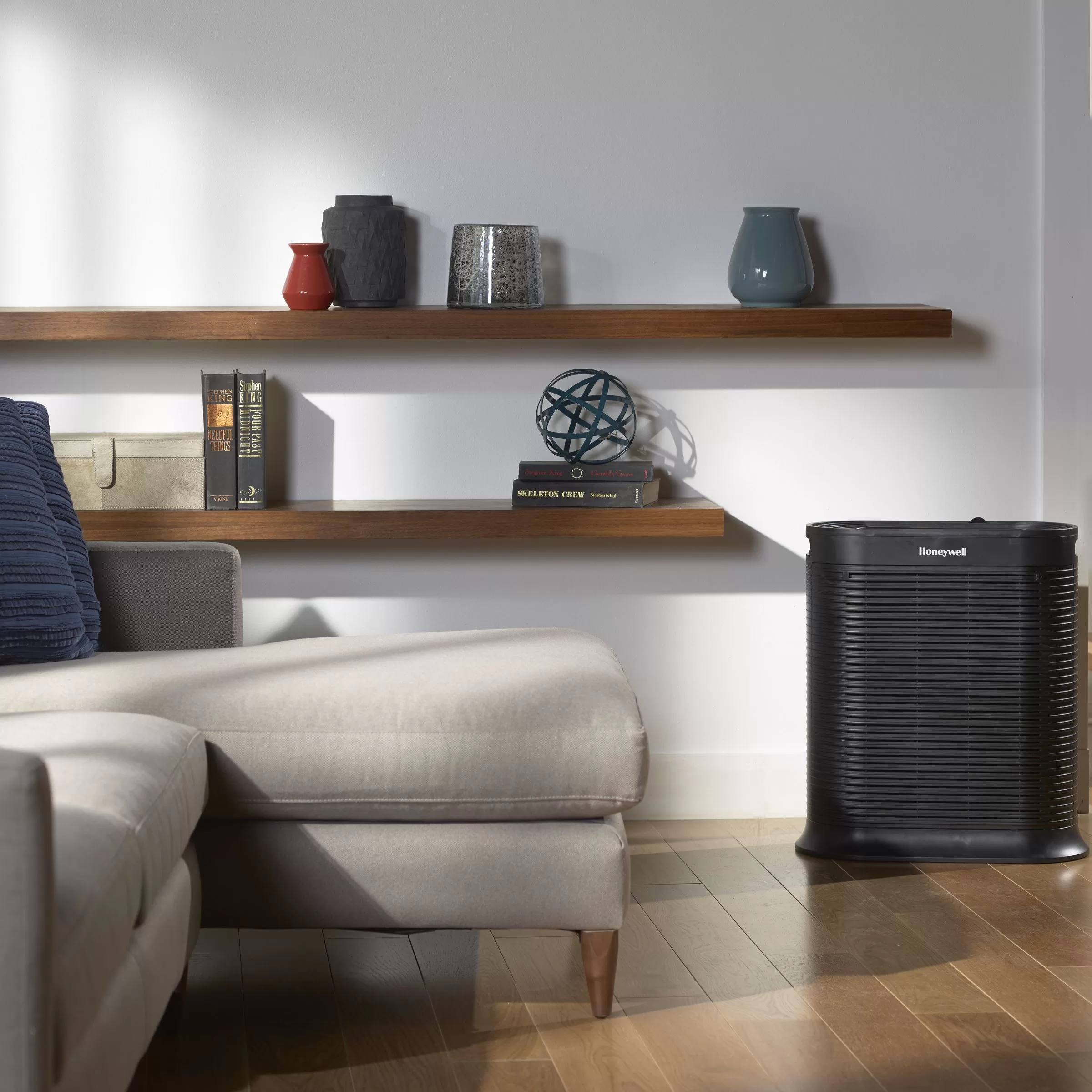 Honeywell 4-Speed Black True HEPA Air Purifier ENERGY STAR (Covers: 465-sq ft)