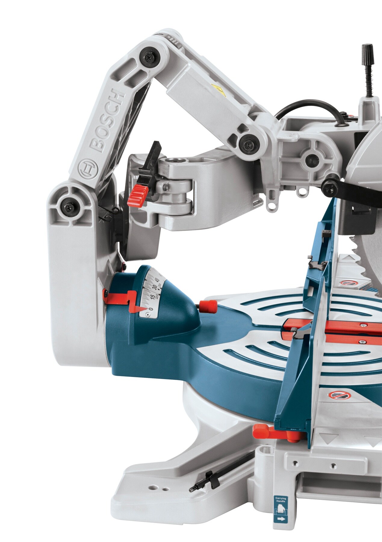Bosch GCM12SD 15 Amp 12 in. Corded Dual-Bevel Sliding Glide Miter Saw with 60 Tooth Saw Blade - Image 8