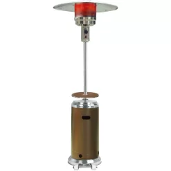 Hanover 48000-BTU Bronze/Stainless Steel Floorstanding Liquid Propane Patio Heater