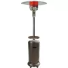 Hanover 48000-BTU Hammered Bronze Steel Floorstanding Liquid Propane Patio Heater