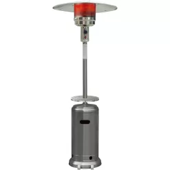Hanover 48000-BTU Stainless Steel Floorstanding Liquid Propane Patio Heater
