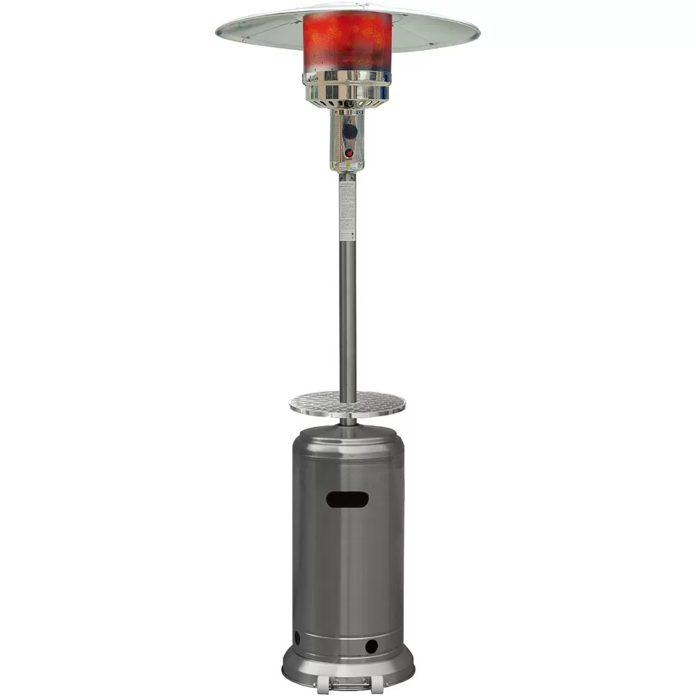 Hanover 48000-BTU Stainless Steel Floorstanding Liquid Propane Patio Heater