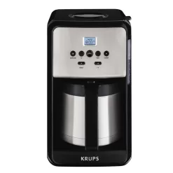 Krups 12-Cup Black/Stainless Residential Drip Coffee Maker
