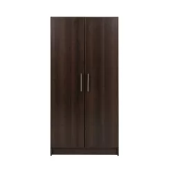 Prepac Elite 32-in W x 65-in H Wood Composite Espresso Freestanding Utility Storage Cabinet