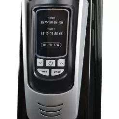 NewAir Up to 1500-Watt Oil-filled Radiant Tower Indoor Electric Space Heater with Thermostat and Remote Included