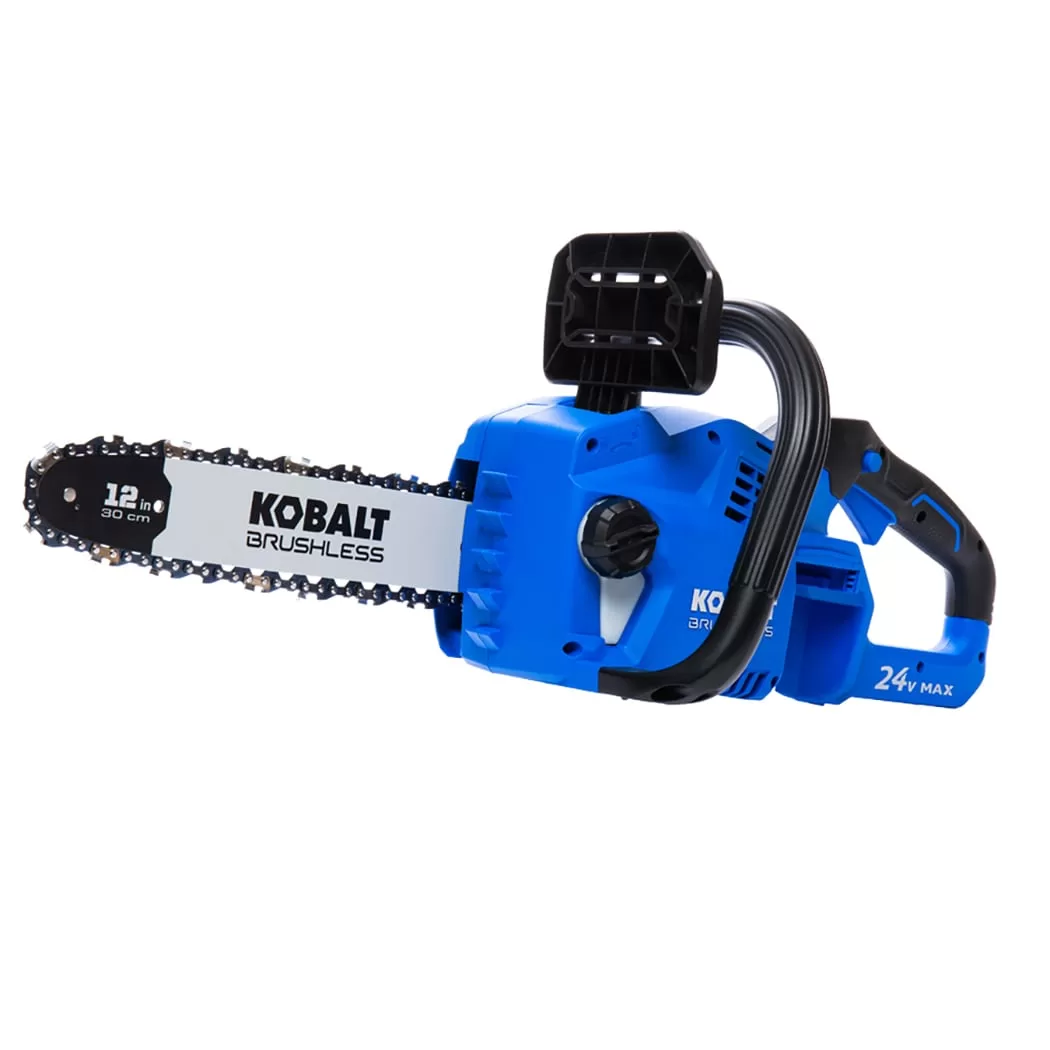 Kobalt 24-volt 12-in Brushless Battery 4 Amp 4 Ah Chainsaw (Battery and Charger Included)