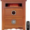 Dr. Infrared Heater Up to 1500-Watt Infrared Quartz Cabinet Indoor Electric Space Heater with Thermostat and Remote Included