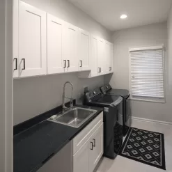 Design House Brookings 15-in W x 24-in H x 12-in D White Painted Maple Door Wall Ready To Assemble Cabinet (Recessed Panel Shaker Door Style)
