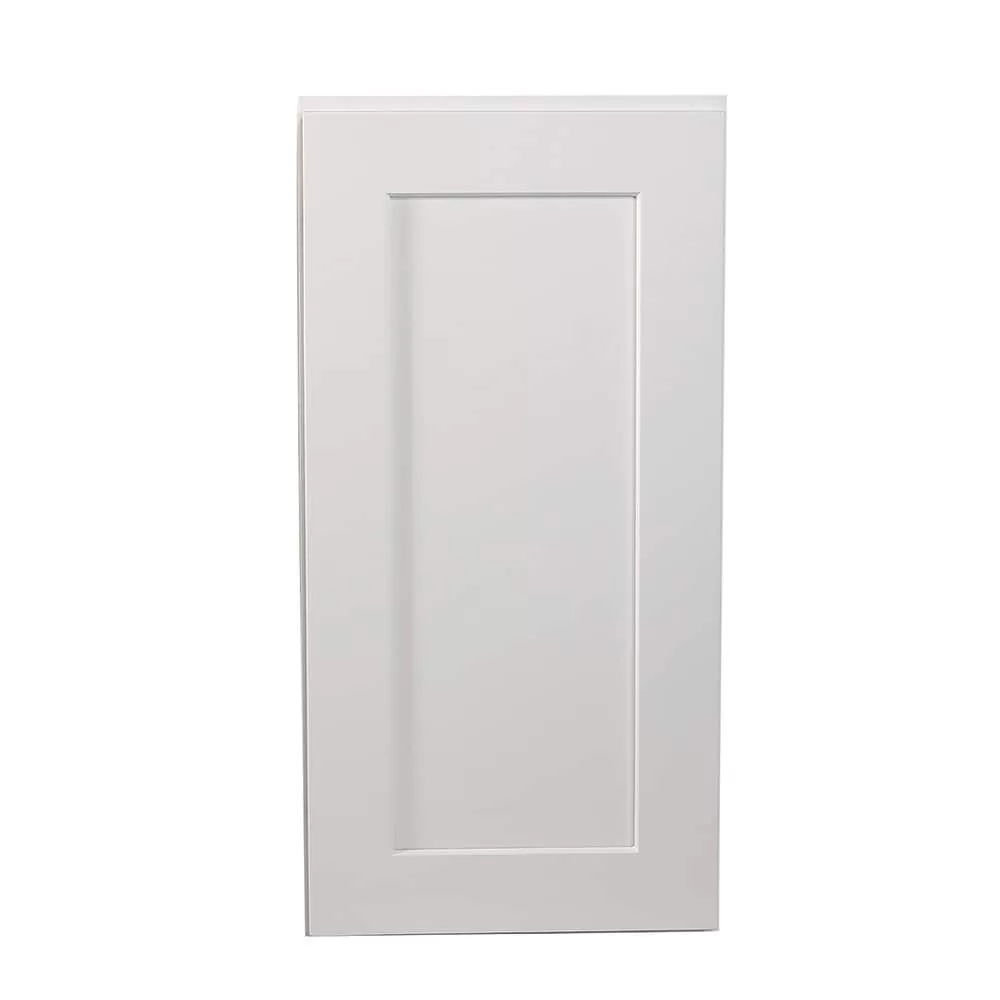 Design House Brookings 15-in W x 24-in H x 12-in D White Painted Maple Door Wall Ready To Assemble Cabinet (Recessed Panel Shaker Door Style)