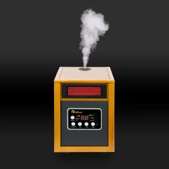 Dr. Infrared Heater Up to 1500-Watt Infrared Quartz Cabinet Indoor Electric Space Heater with Thermostat and Remote Included