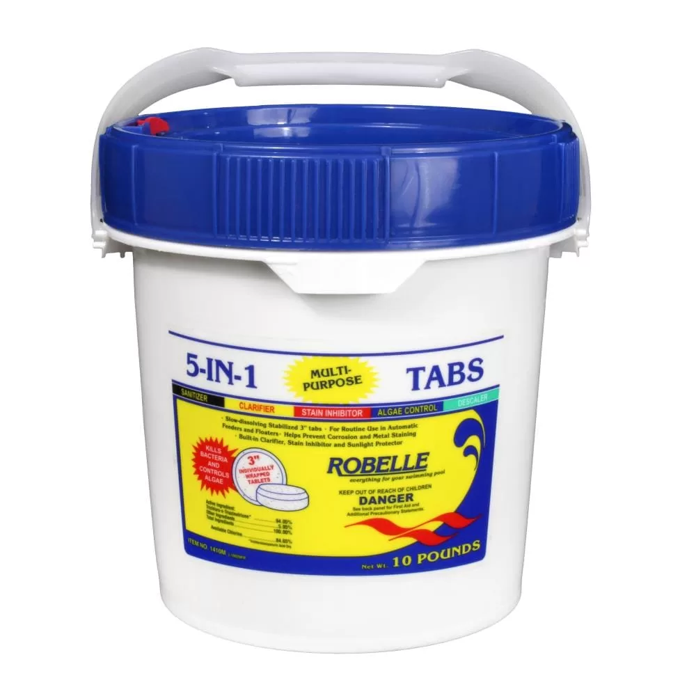 Robelle 10-lb 3-in Chlorine Tablets