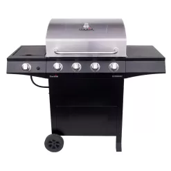 Char-Broil Performance Series Black 4-Burner Liquid Propane Gas Grill with 1 Side Burner