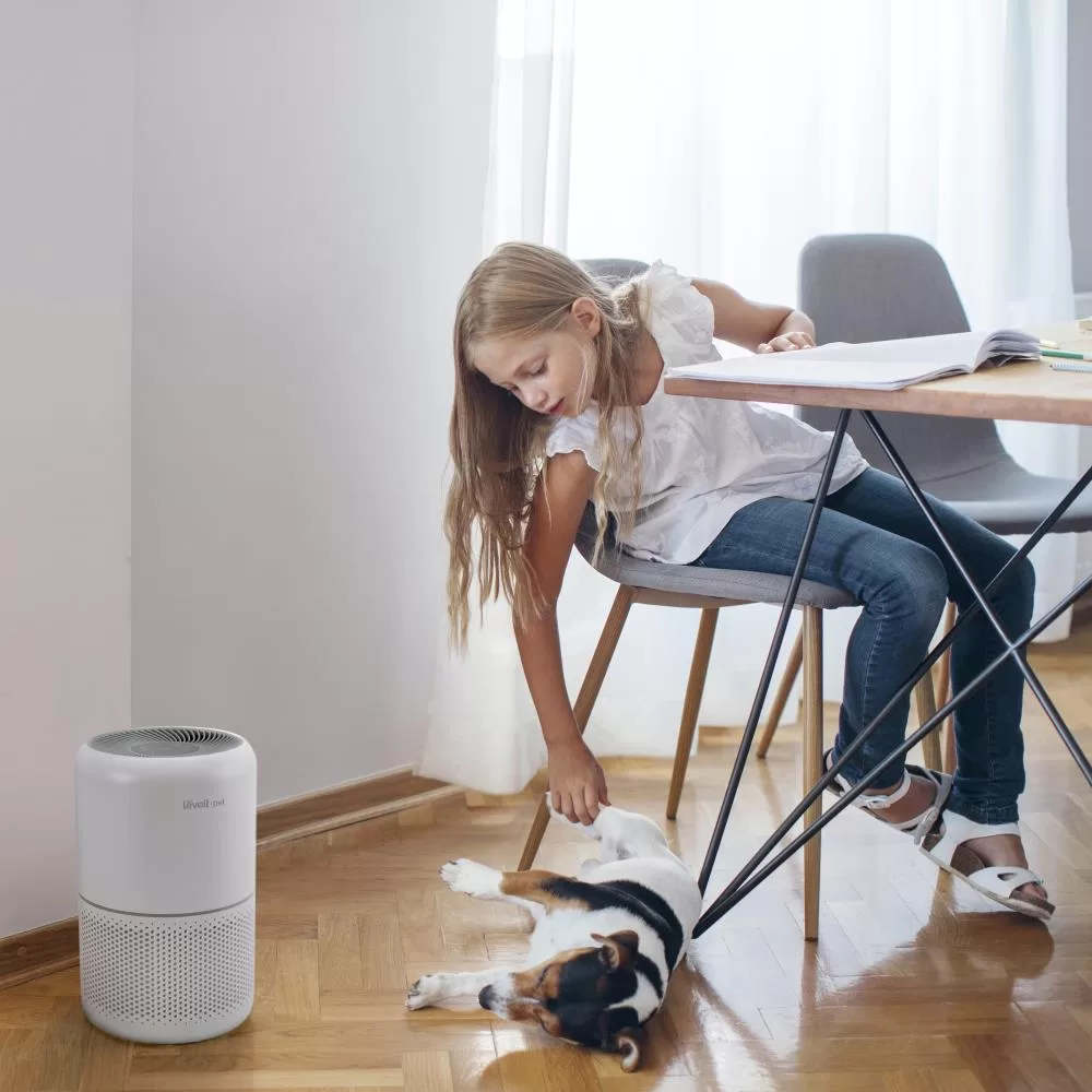 Levoit 3-Speed White True HEPA Air Purifier (Covers: 219-sq ft)