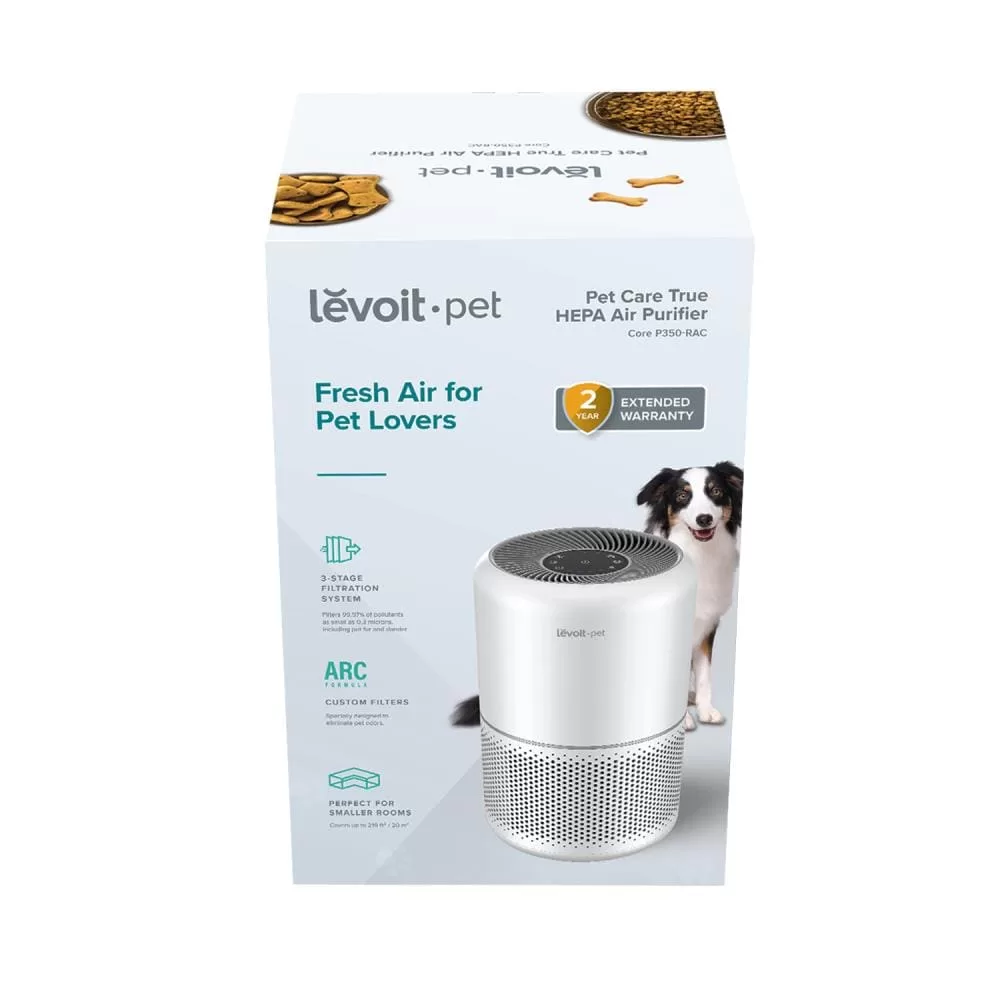 Levoit 3-Speed White True HEPA Air Purifier (Covers: 219-sq ft)