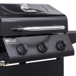 American Gourmet Black 3-Burner Liquid Propane Gas Grill