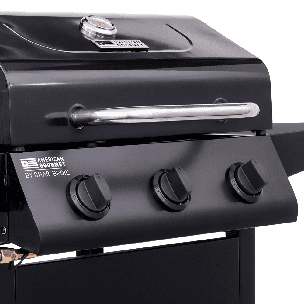 American Gourmet Black 3-Burner Liquid Propane Gas Grill
