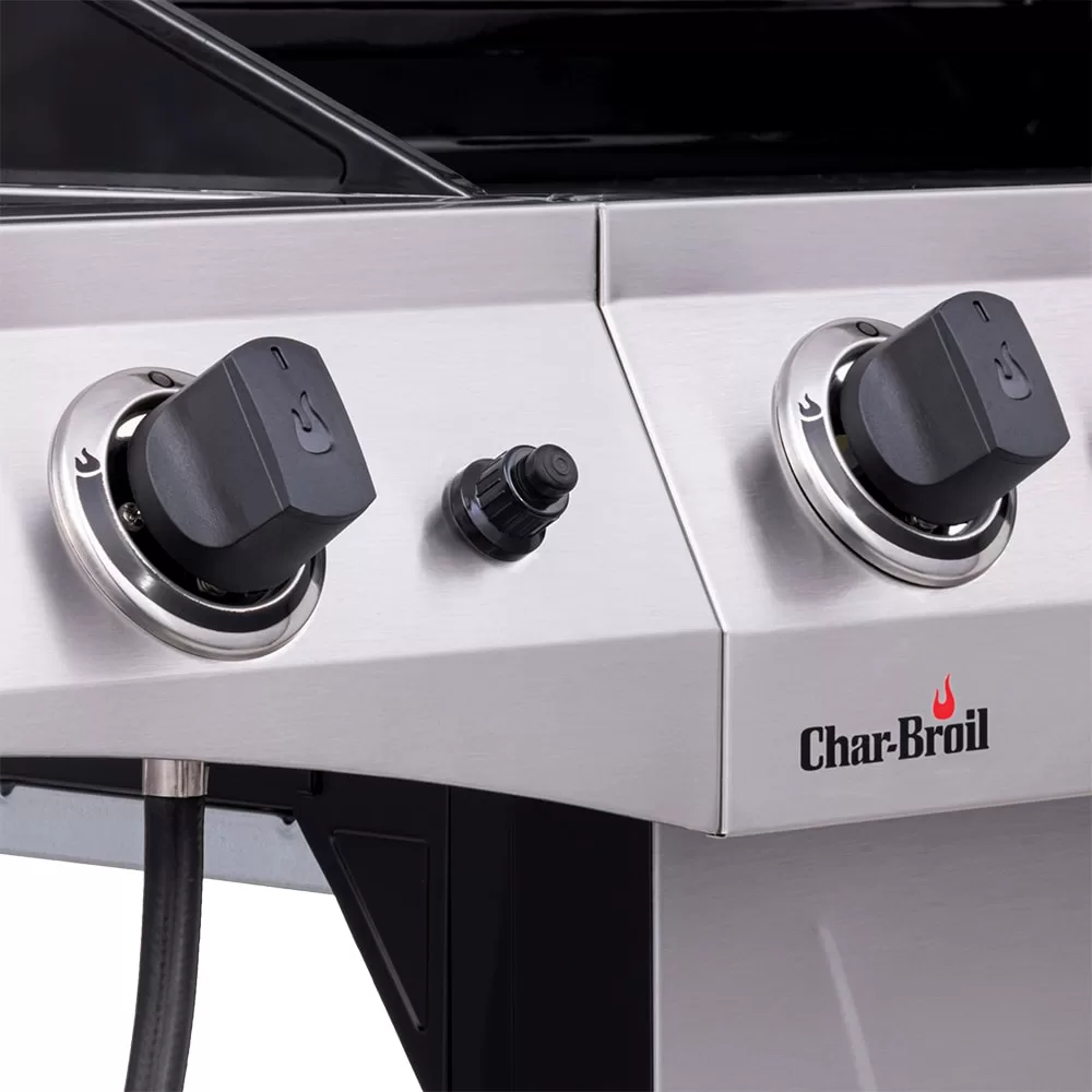Char-Broil Performance Series Silver 5-Burner Liquid Propane Gas Grill with 1 Side Burner
