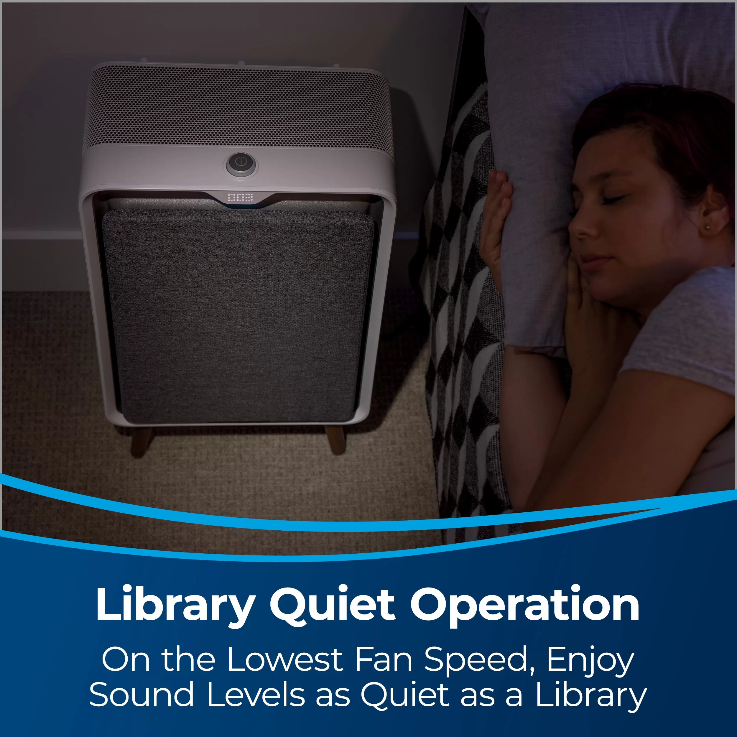 BISSELL Air320 Air Purifier 5-Speed White HEPA Air Purifier ENERGY STAR (Covers: 1770-sq ft)