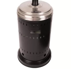 Fire Sense 46000-BTU Black Steel Floorstanding Liquid Propane Patio Heater